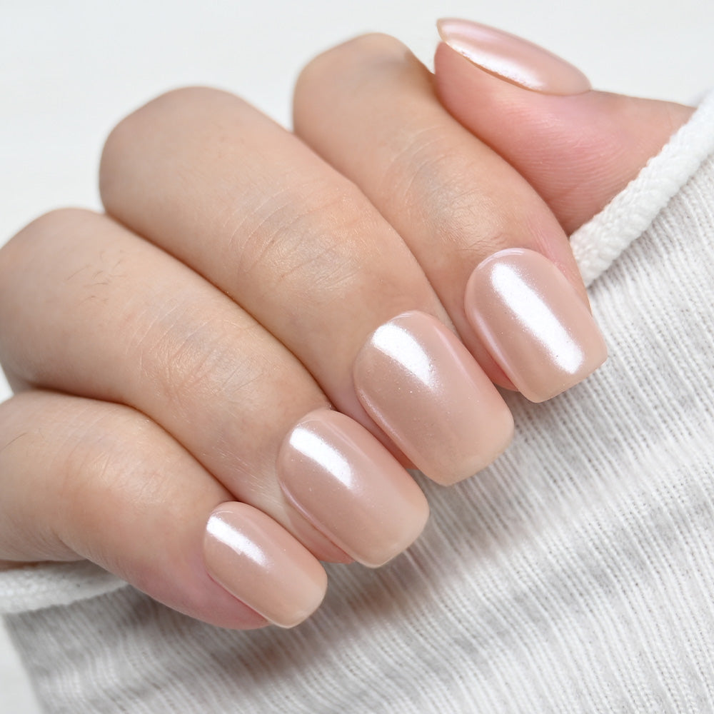 Charmeenail beige nude nails, simple elegant manicure